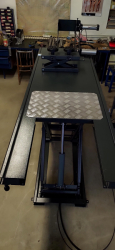 Lavice elektro-hydraulická 700 kg, zdvih 120 cm